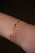 14 Ayar Altın Yıldız Bileklik 1